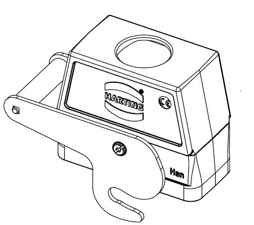 HARTING 19304160487 Han 16B-gg-ZV-M32 w/o surface