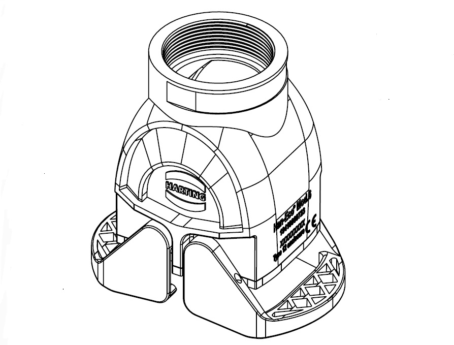 HARTING 19410060723 Han-Eco Mod.6-HCC-M40